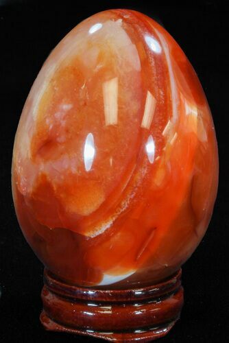 Colorful Carnelian Agate Egg #41195
